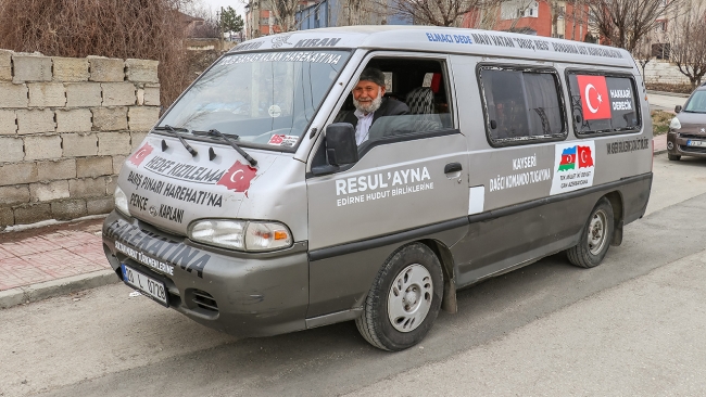 "Elmacı Dede"den Van'daki Mehmetçik’e destek